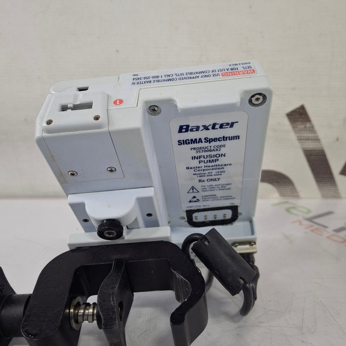 Baxter Baxter Sigma Spectrum 8.00.03 w/o Battery Infusion Pump Infusion Pump reLink Medical