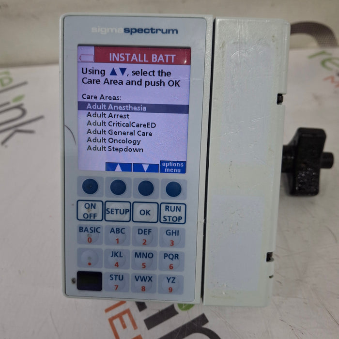 Baxter Baxter Sigma Spectrum 8.00.03 w/o Battery Infusion Pump Infusion Pump reLink Medical