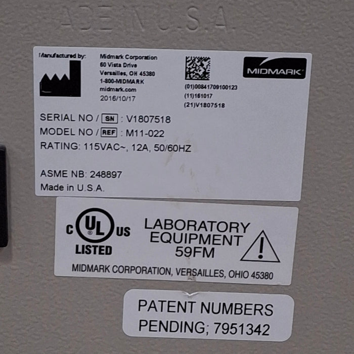 Midmark Midmark M11-022 UltraClave Autoclave Sterilizer Sterilizers & Autoclaves reLink Medical