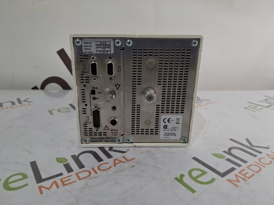 Spacelabs Healthcare Spacelabs Healthcare Ultraview SL 91518 Multigas Analyzer Patient Monitors reLink Medical