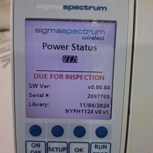 Baxter Baxter Sigma Spectrum 8.00.04 w/o Battery Infusion Pump Infusion Pump reLink Medical