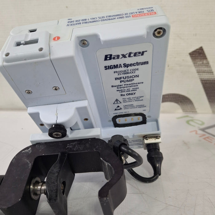 Baxter Baxter Sigma Spectrum 8.00.04 w/o Battery Infusion Pump Infusion Pump reLink Medical