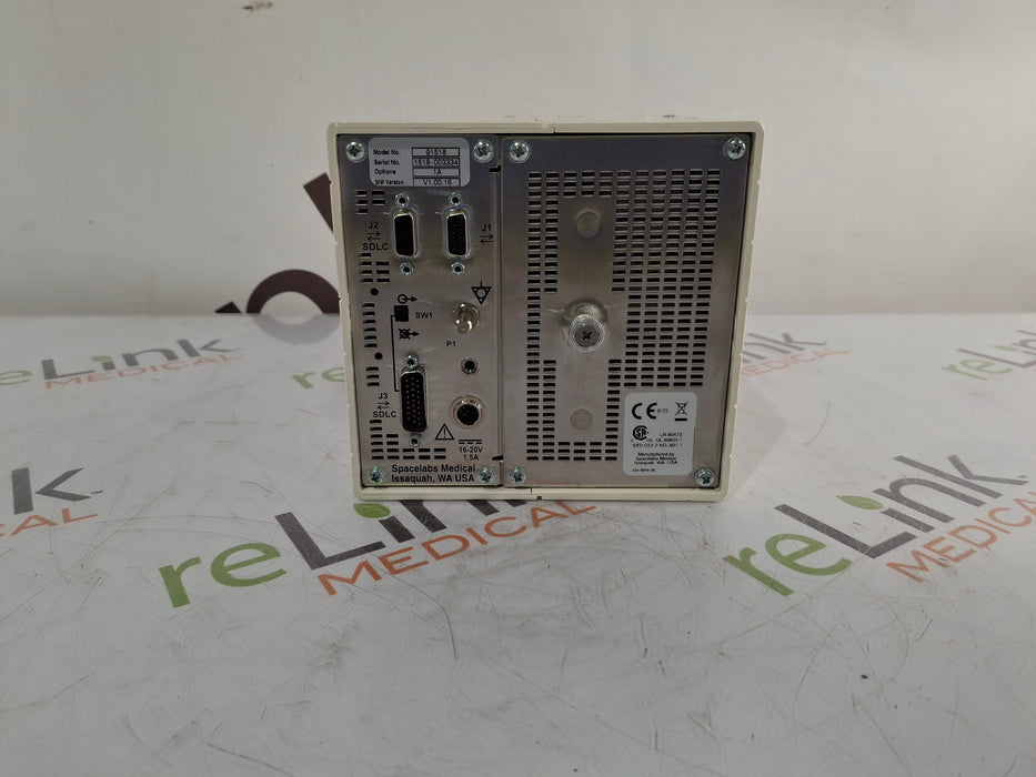 Spacelabs Healthcare Spacelabs Healthcare Ultraview SL 91518 Multigas Analyzer Patient Monitors reLink Medical