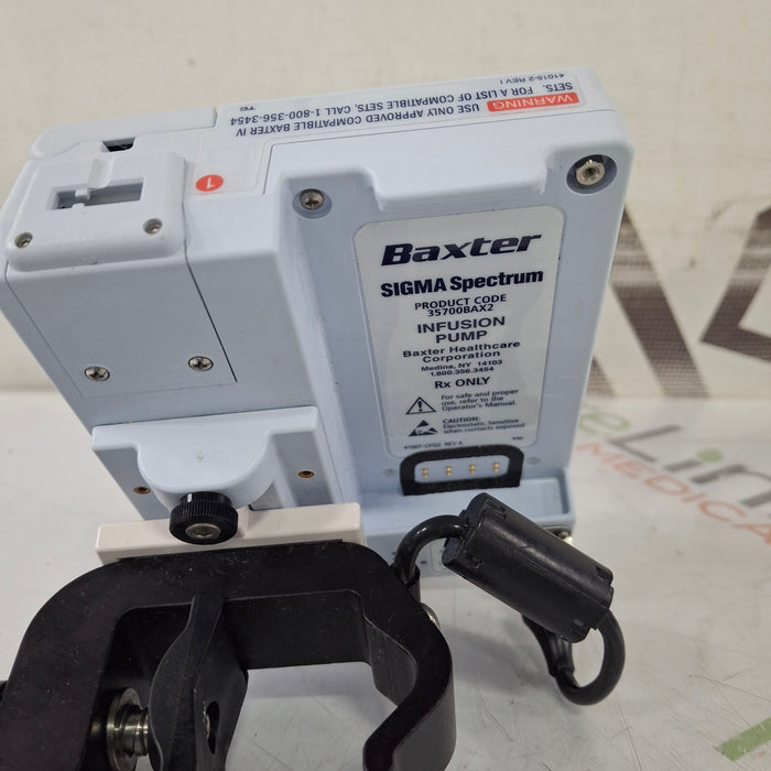 Baxter Baxter Sigma Spectrum 8.01.00 w/o Battery Infusion Pump Infusion Pump reLink Medical