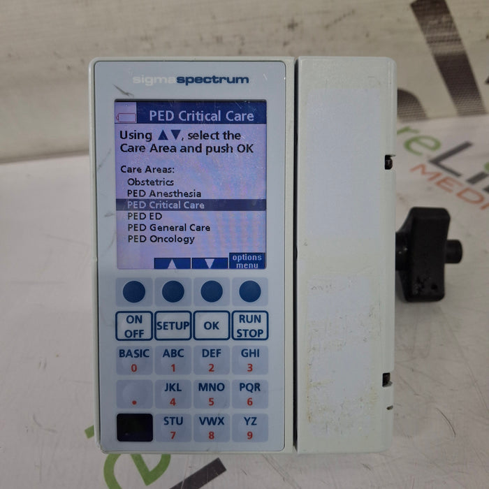 Baxter Sigma Spectrum 8.00.04 w/o Battery Infusion Pump