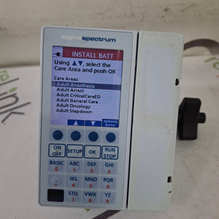 Baxter Baxter Sigma Spectrum 8.01.00 w/o Battery Infusion Pump Infusion Pump reLink Medical