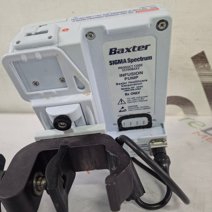 Baxter Baxter Sigma Spectrum 8.01.00 w/o Battery Infusion Pump Infusion Pump reLink Medical