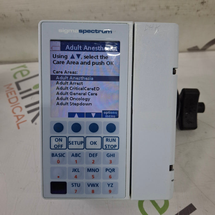Baxter Baxter Sigma Spectrum 8.00.03 w/o Battery Infusion Pump Infusion Pump reLink Medical