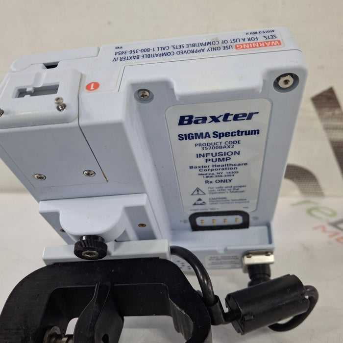 Baxter Baxter Sigma Spectrum 8.00.03 w/o Battery Infusion Pump Infusion Pump reLink Medical
