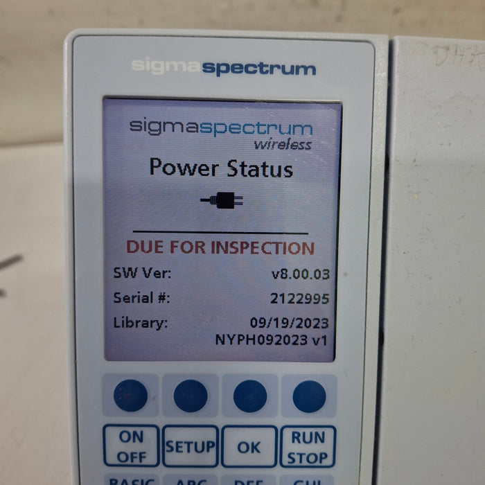 Baxter Baxter Sigma Spectrum 8.00.03 w/o Battery Infusion Pump Infusion Pump reLink Medical