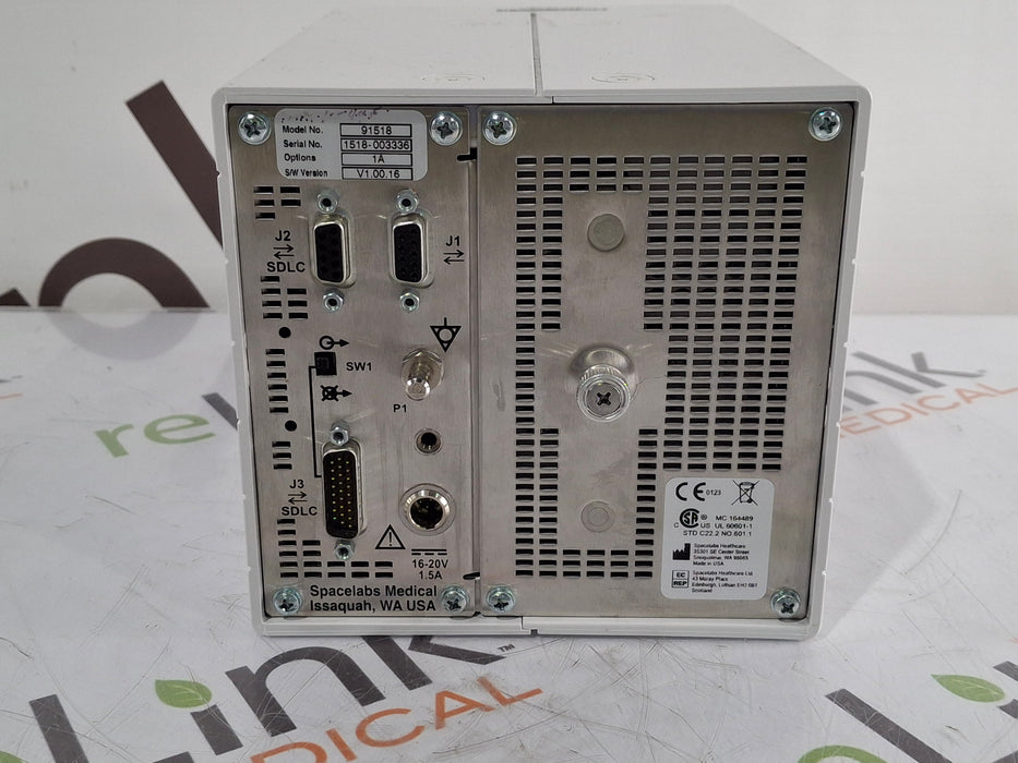 Spacelabs Healthcare Spacelabs Healthcare Ultraview SL 91518 Multigas Analyzer Patient Monitors reLink Medical