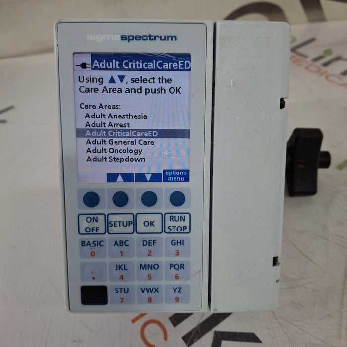 Baxter Sigma Spectrum 8.00.04 w/o Battery Infusion Pump