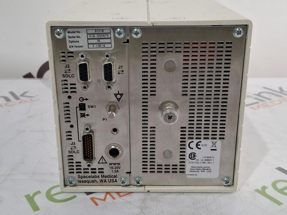 Spacelabs Healthcare Spacelabs Healthcare Ultraview SL 91518 Multigas Analyzer Patient Monitors reLink Medical