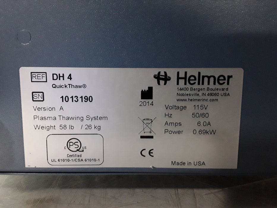 Helmer Inc Helmer Inc DH 4 Plasma Thawer Histology and Pathology reLink Medical