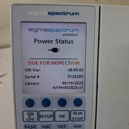 Baxter Baxter Sigma Spectrum 8.00.03 w/o Battery Infusion Pump Infusion Pump reLink Medical
