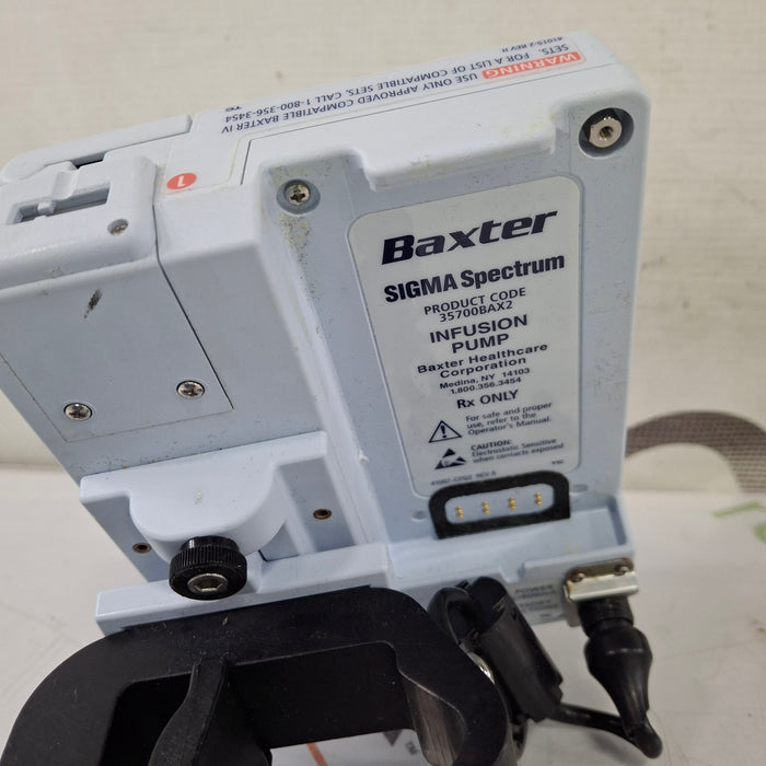 Baxter Baxter Sigma Spectrum 8.00.03 w/o Battery Infusion Pump Infusion Pump reLink Medical