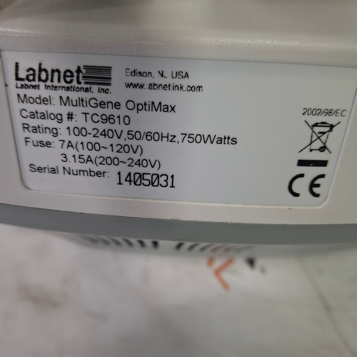 Labnet Labnet MultiGene OptiMax Thermal Cycler Research Lab reLink Medical