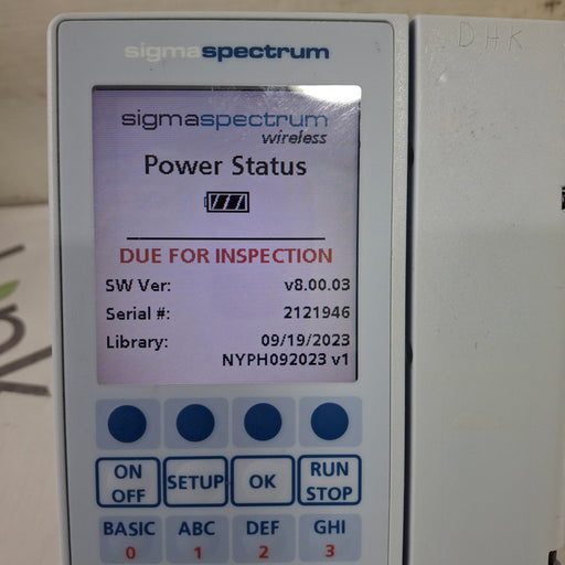Baxter Baxter Sigma Spectrum 8.00.03 w/o Battery Infusion Pump Infusion Pump reLink Medical