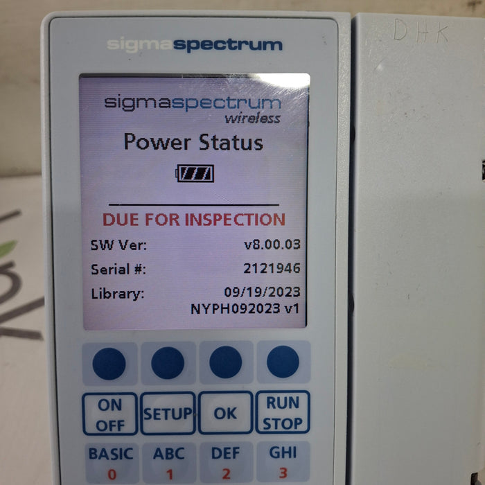 Baxter Baxter Sigma Spectrum 8.00.03 w/o Battery Infusion Pump Infusion Pump reLink Medical
