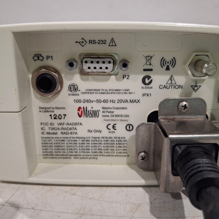 Masimo Masimo Rad 87 Rainbow Set Pulse Oximeter Patient Monitors reLink Medical