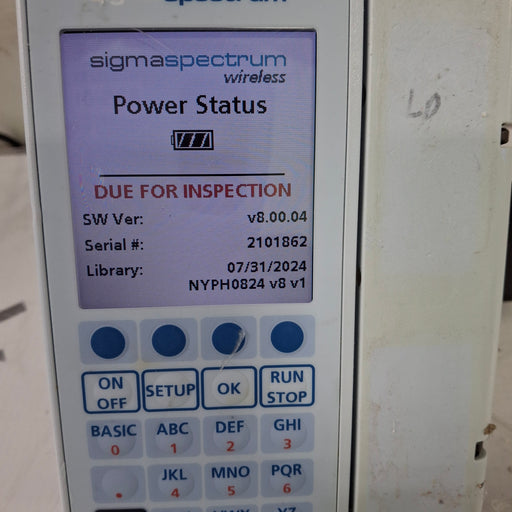 Baxter Baxter Sigma Spectrum 8.00.04 w/o Battery Infusion Pump Infusion Pump reLink Medical
