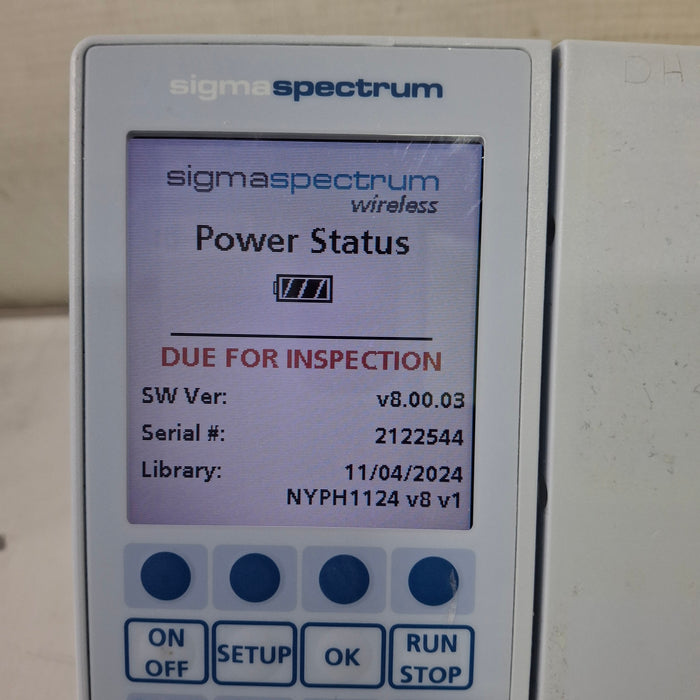 Baxter Baxter Sigma Spectrum 8.00.03 w/o Battery Infusion Pump Infusion Pump reLink Medical