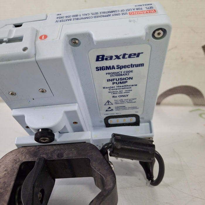 Baxter Baxter Sigma Spectrum 8.00.03 w/o Battery Infusion Pump Infusion Pump reLink Medical