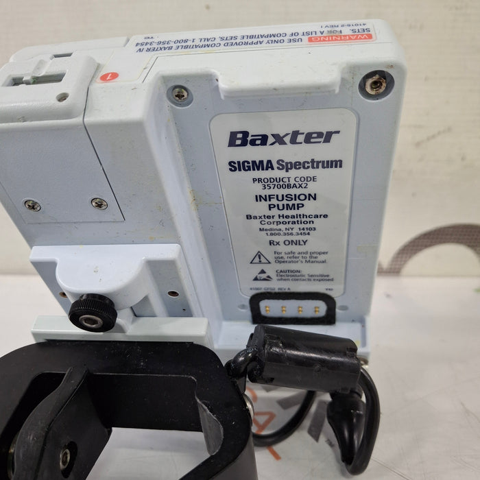 Baxter Baxter Sigma Spectrum 8.00.04 w/o Battery Infusion Pump Infusion Pump reLink Medical