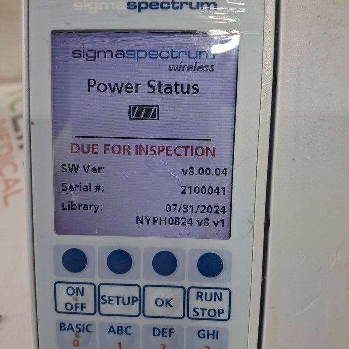 Baxter Baxter Sigma Spectrum 8.00.04 w/o Battery Infusion Pump Infusion Pump reLink Medical
