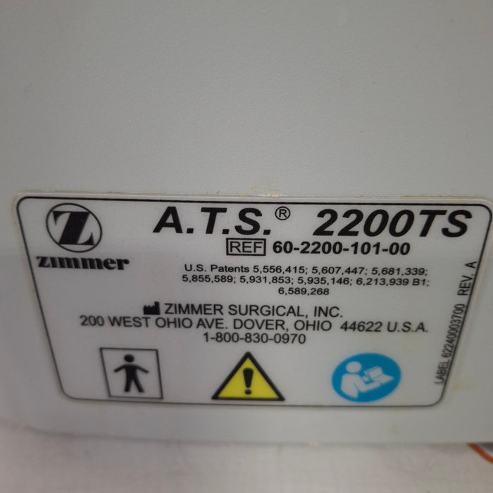 Zimmer Zimmer ATS 2200TS Tourniquet Surgical Equipment reLink Medical