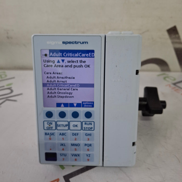 Baxter Baxter Sigma Spectrum 8.00.03 w/o Battery Infusion Pump Infusion Pump reLink Medical