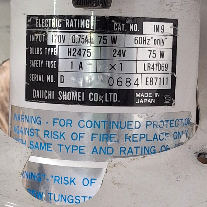 Daiichi Shomei Daiichi Shomei Exam Light Surgical & Exam Lights reLink Medical