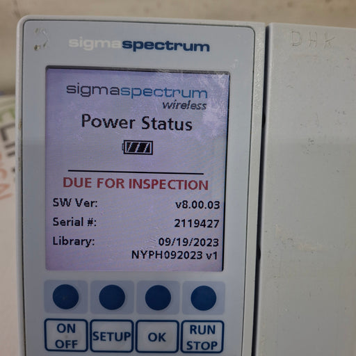 Baxter Baxter Sigma Spectrum 8.00.03 w/o Battery Infusion Pump Infusion Pump reLink Medical