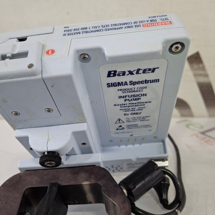 Baxter Baxter Sigma Spectrum 8.00.03 w/o Battery Infusion Pump Infusion Pump reLink Medical
