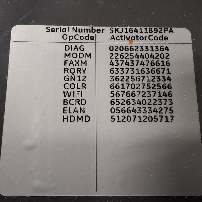 GE Healthcare MAC 5500 HD ECG with CAM Module