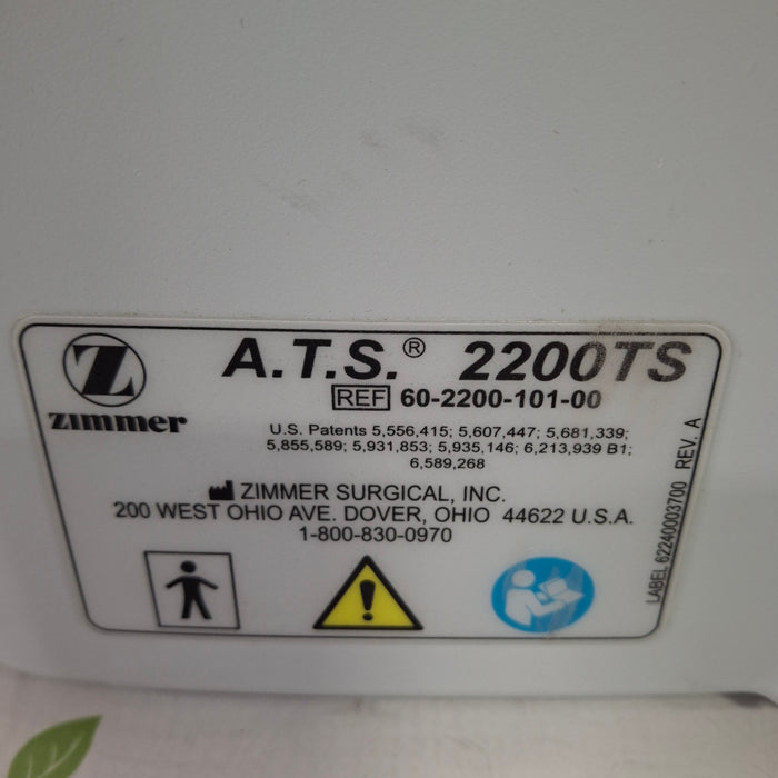 Zimmer ATS 2200TS Tourniquet