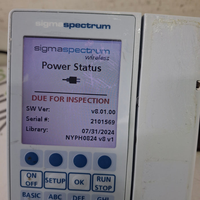 Baxter Baxter Sigma Spectrum 8.01.00 w/o Battery Infusion Pump Infusion Pump reLink Medical