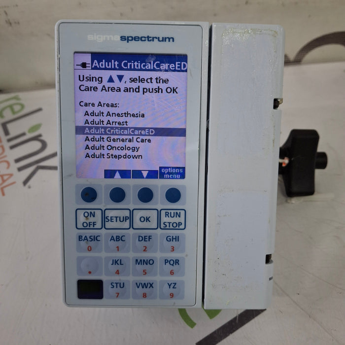 Baxter Baxter Sigma Spectrum 8.01.00 w/o Battery Infusion Pump Infusion Pump reLink Medical