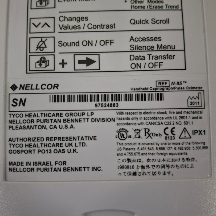 Nellcor Nellcor N-85 Pulse Oximeter Patient Monitors reLink Medical