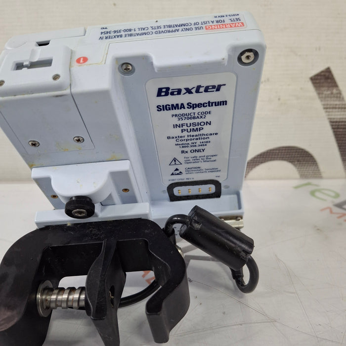 Baxter Baxter Sigma Spectrum 8.00.03 w/o Battery Infusion Pump Infusion Pump reLink Medical
