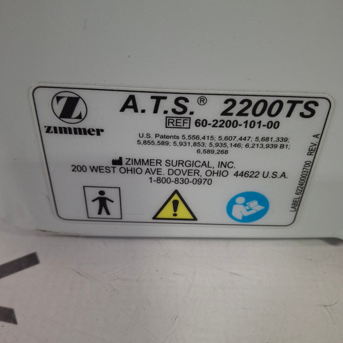 Zimmer ATS 2200TS Tourniquet