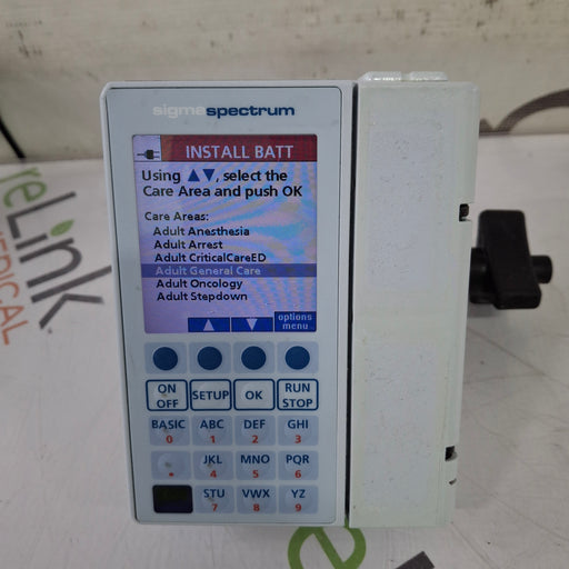 Baxter Baxter Sigma Spectrum 8.00.04 w/o Battery Infusion Pump Infusion Pump reLink Medical