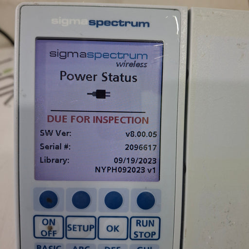 Baxter Baxter Sigma Spectrum 8.00.05 w/o Battery Infusion Pump Infusion Pump reLink Medical