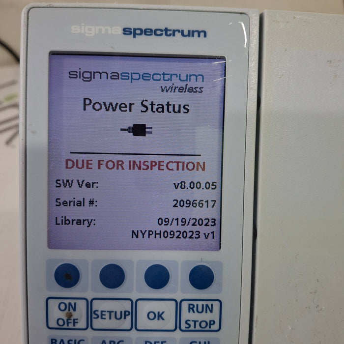 Baxter Baxter Sigma Spectrum 8.00.05 w/o Battery Infusion Pump Infusion Pump reLink Medical