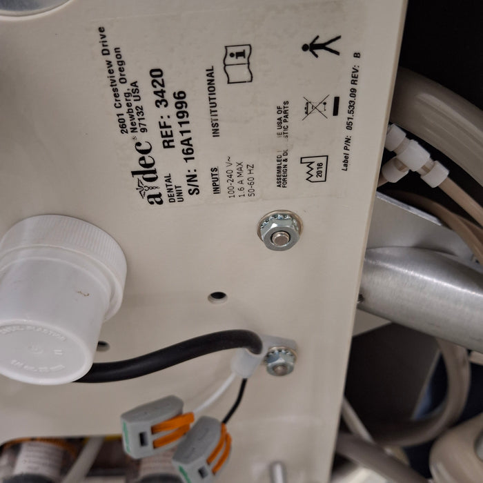A-Dec 3420 Duo Dental Operatory Delivery System