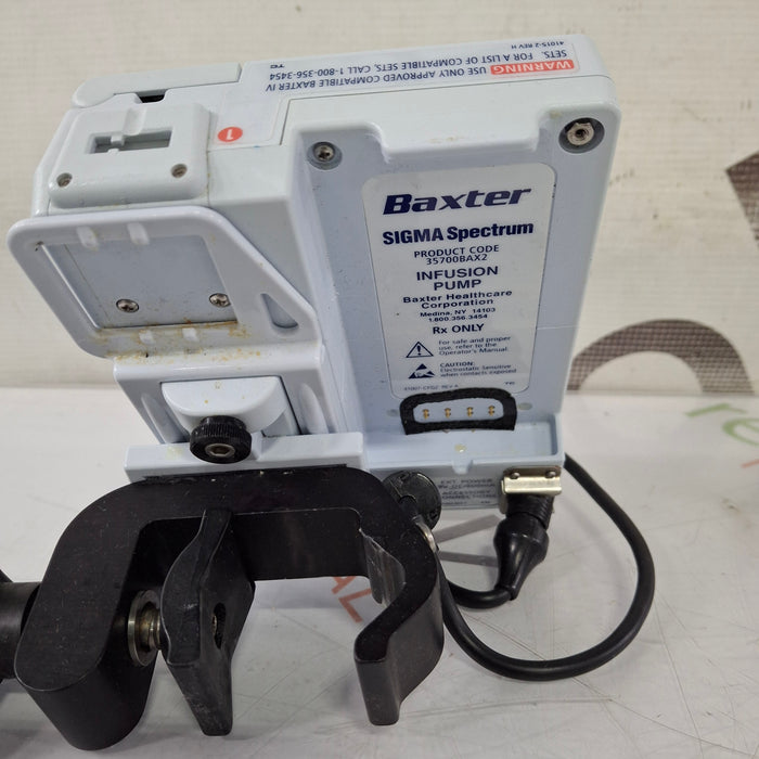 Baxter Sigma Spectrum w/Non Wireless or No Battery Infusion Pump