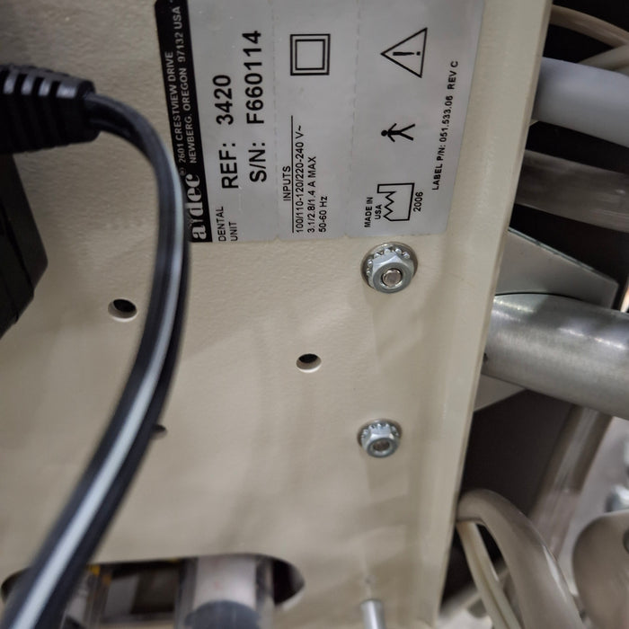A-Dec 3420 Duo Dental Operatory Delivery System