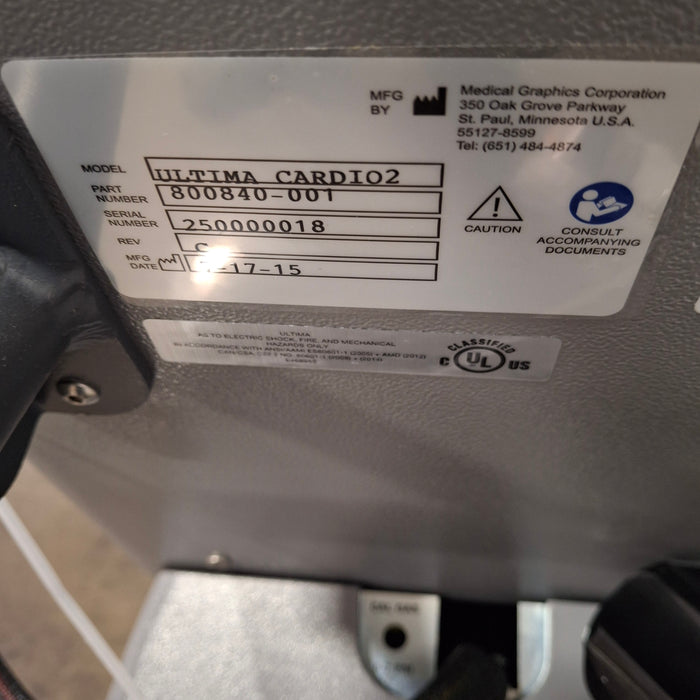 MGC Diagnostics Ultima Cardio2/PFX Pulmonary Function System