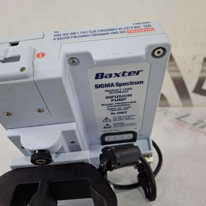 Baxter Sigma Spectrum 8.00.03 w/o Battery Infusion Pump