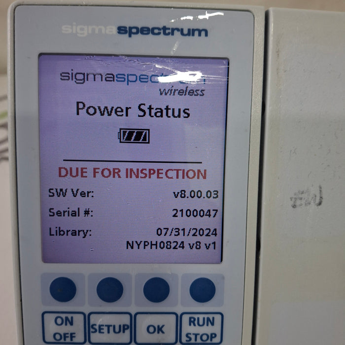 Baxter Baxter Sigma Spectrum 8.00.03 w/o Battery Infusion Pump Infusion Pump reLink Medical